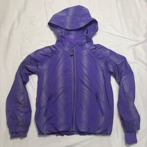 Ivivva Girls 6 Full Zip Metallic Jacket